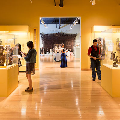 People at Lowe Art Museum