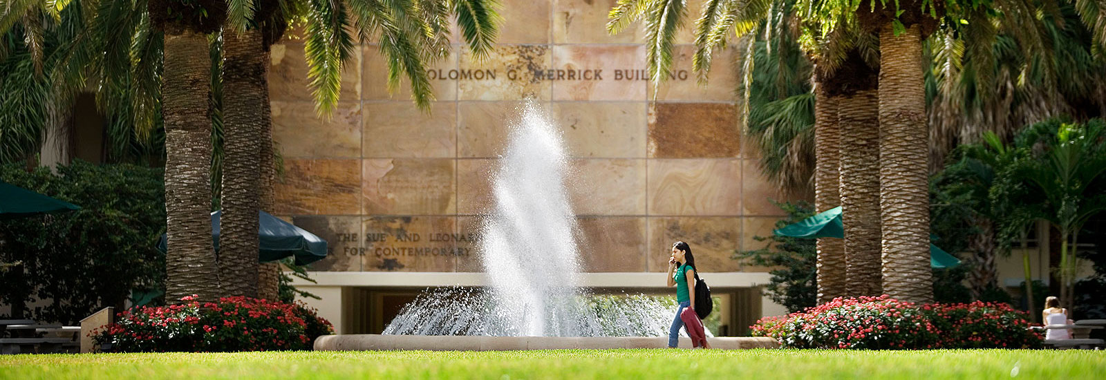 Campus Shot in from of Merrick Building