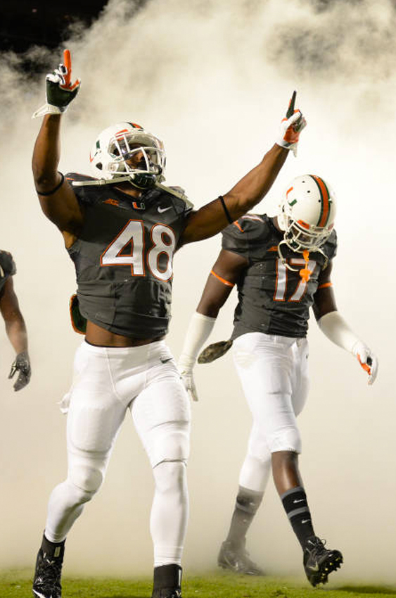 University of Miami Football Players